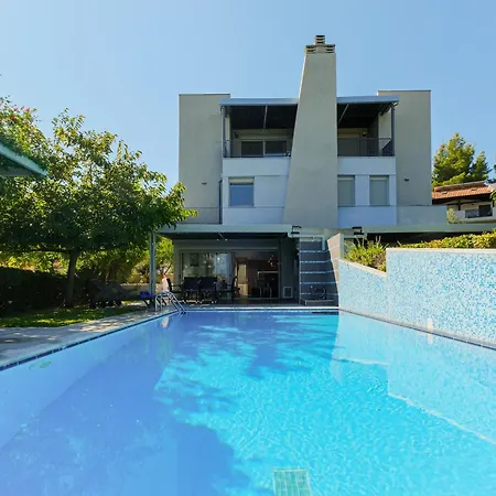Deluxe Chrousso Pool Villa Paliouri Extérieur photo