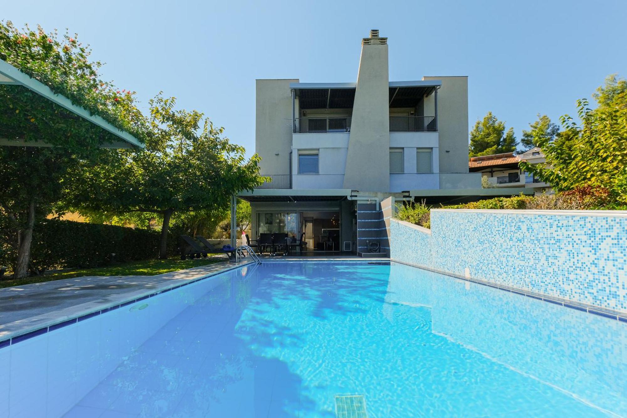 Deluxe Chrousso Pool Villa Paliouri